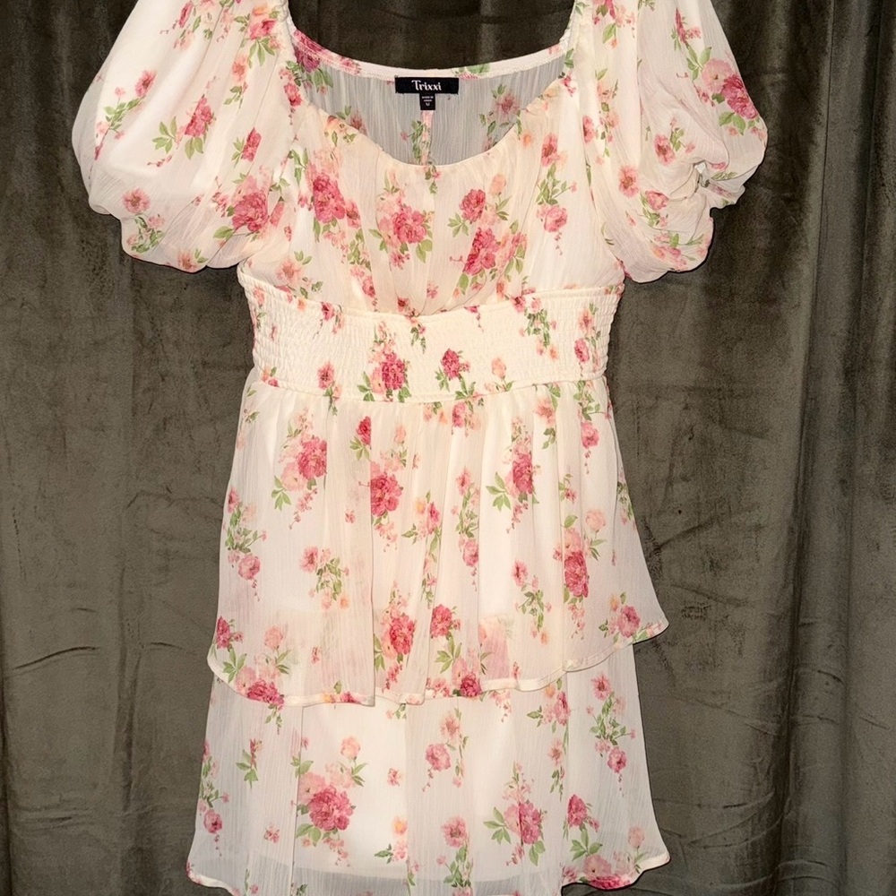Floral Puff Sleeve Dress